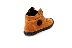 Rue de la Chaussure Pataugas baskets montantes bono jaune femme