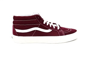 Vans montante bordeau cheap