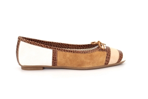 D KLEOPY B HONDRIANE:MARRON/CAMEL/Cuir/Cuir/Cuir