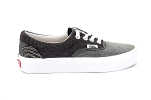 VANS ERA BLACK TRUE WHITE<br>GRIS