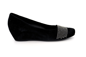 JULIETTE NAPOLITAINE:NOIR/NOIR/Cuir/Cuir/Autre Matière