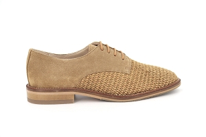 D XAND 2S B COLD NEW LACE:BEIGE/RAFFIA/Cuir/Cuir/Cuir