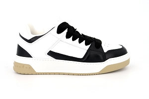 ORELIEN H667:BLANC/BLANC/NOIR/Cuir/Cuir/Cuir