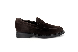 D NEW ANNYA.B H576 MOCASSIN:MARRON//Cuir Nubuck/Cuir/Cuir