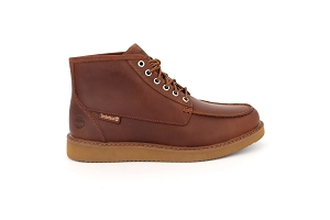 STONE LAINE NEUMARKET BOAT:MARRON/BROWN/Cuir/Textile/Textile
