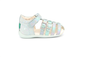 HAZEL BASKETS LEATHER SUEDE BIGKRO:BLEU/BLEU CLAIR/Cuir/Cuir/Cuir