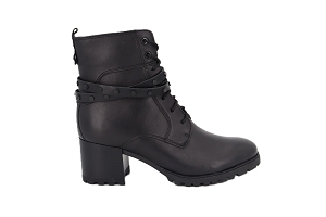 D SERILDA G 25819:NOIR//Cuir/Polaire/Polaire