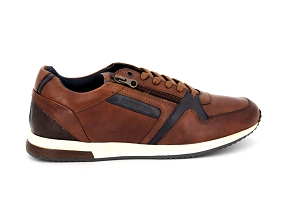 ASTRAKI LUDIC:MARRON/COGNAC/Cuir/Textile/Cuir