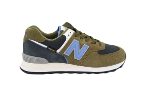 M2002 U574:VERT/VERT BLEU/SUEDE NYLON/Textile/Textile