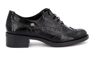 MOC RAFFIA CANDIDE:NOIR/NEGRO/Cuir Vernis/Textile/Textile