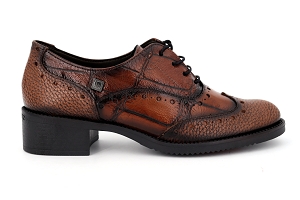 HAZEL CANDIDE:MARRON/CUERO/Cuir/Textile/Textile