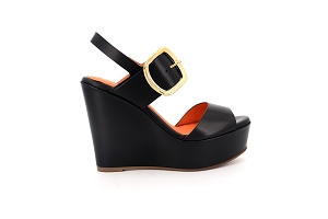 LANDERNEAU RIBES:NOIR/BLACK/Cuir/Cuir/Cuir