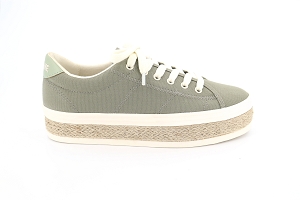 JAIDA HEELED SANDAL MALIBU SNEAKER:VERT/TILLEUL/Toile/Textile/Textile