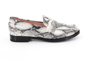 KALY DEOLINDA:BEIGE/PYTHON/Cuir/Cuir/Cuir