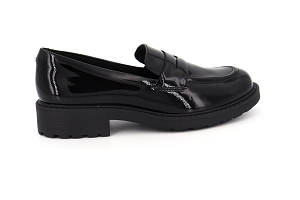 D NEW ANNYA.B ORINOCO2 PENNY:NOIR/BLACK/Cuir Vernis/Cuir/Cuir