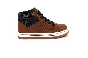 MOSELLE KYNATA:MARRON/CAMEL/Synthétique/Textile/Cuir