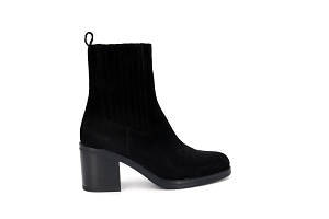 D ILDE.B SOFIA:NOIR//Cuir Velours/Cuir/Cuir