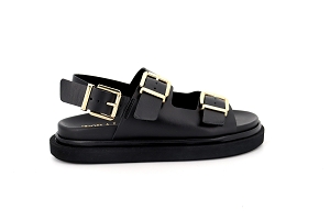 D AURELY 50 B RENATA:NOIR/NOIR ZEBRE/Cuir/Cuir/Cuir