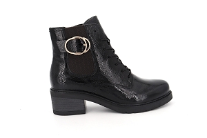 J ECLYPER GIRL A MARTA:NOIR//Cuir Vernis/Textile/Textile Amovible