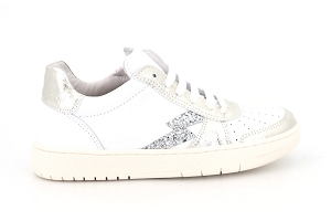 LOUIS REBECCA:BLANC/BLANC ARGENT/Cuir/Cuir/