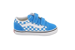 VANS ENF OLD SKOOL V CHECKBOARD<br>BLEU