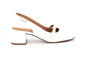TINO JANE:BLANC//Cuir Vernis/Cuir/Cuir