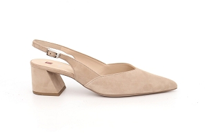 FORTUNE HORNA:BEIGE/TAUPE/Cuir Velours/Cuir/Cuir