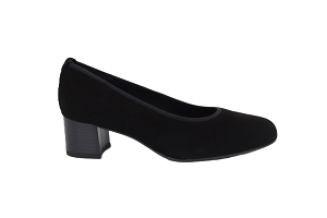 CRISP KENDRA LICEL:NOIR//Cuir Velours/Cuir/Cuir