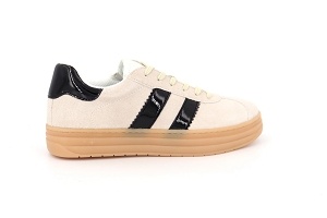 B STEPPIEUP GIRL.B PALMIER:BEIGE//Cuir Velours/Cuir/Textile