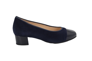 D ELEANA.A PRINCESSE:BLEU/MARINE/Cuir Nubuck/Cuir/Cuir