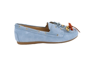 MICHAEL KORS FALLON MOC BLEUCuirTextileTextile