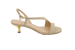 MICHAEL KORS JAIDA KITTEN SANDAL<br>DORE