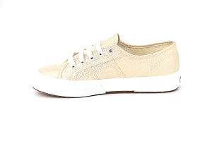 Rue de la Chaussure Superga baskets roi lame dore femme
