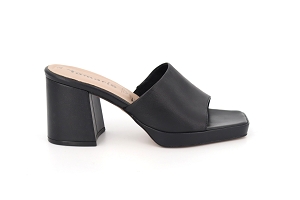 U RENAN A 27222:NOIR/WHITE / GREY/Cuir/Synthétique/Cuir