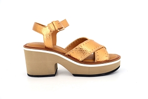 B SANDAL MACCHIA BOY A CHARLISR:DORE/GOLD/Cuir/Cuir/Cuir
