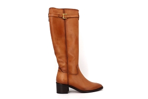  LINA BOTTE<br>MARRON COGNAC Cuir Cuir Cuir
