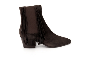 D NEW ANNYA.B BEAT NOMAD:MARRON/CACAO/Cuir Velours/Cuir/Cuir