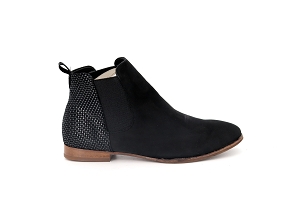 J WASHIBA BOY A BOLIVIE:NOIR//Cuir/Textile/Cuir