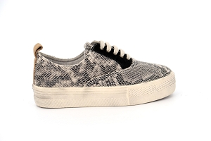 J ASSISTER BOY B SHAKE CREW:GRIS//Cuir/Textile/Textile