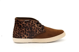 LYNN ESPADRILLE SANDAL PARASOL 16703:MARRON/CUERO/Cuir/Textile/Textile