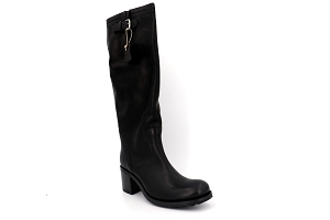 Bottines Biker FREE LANCE Geronimo En Cuir - Pointure 37 EU - Noir - Excellent état (Occasion Femme)