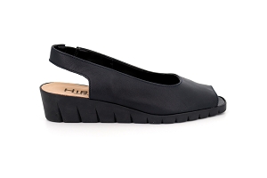 EMILIE SANDY:BLEU/MARINE/Cuir/Cuir/Cuir