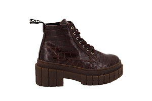 NO NAME KROSS LOW BOOTS<br>MARRON