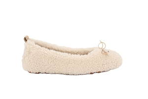 H693 BALLERINA PELO<br>BEIGE  Cuir Nubuck Fourrée Fourrée