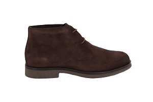  U CLAUDIO<br>MARRON DARK BROWN Nubuk Autre Matière Cuir