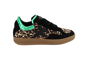  A034<br>NOIR LEOPARD Cuir Suede Cuir Cuir