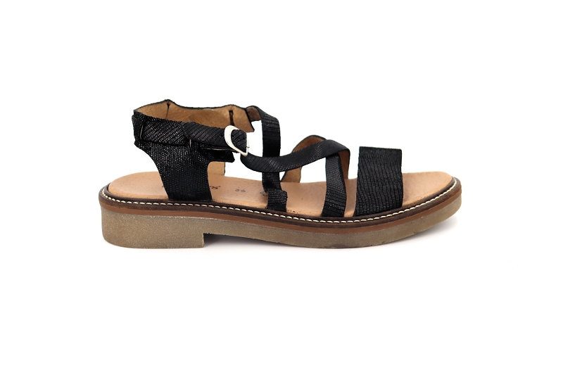 Kickers sandales nu pieds euridice noir