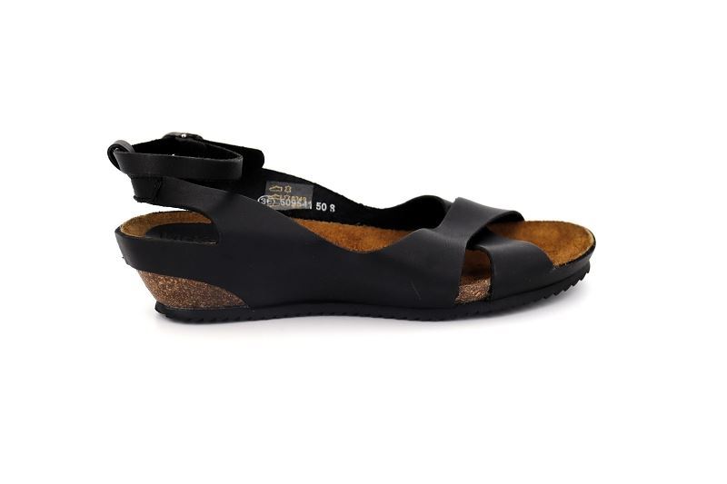 Kickers sandales nu pieds toki noir