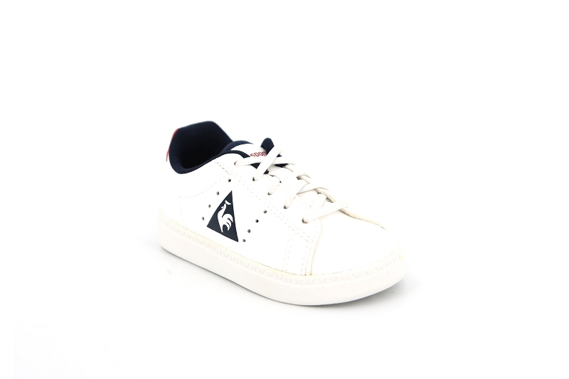 Le coq sportif enf baskets courtone blanc0033701_2