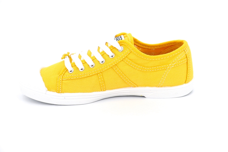 Le temps des cerises baskets basic 02 jaune0044211_3